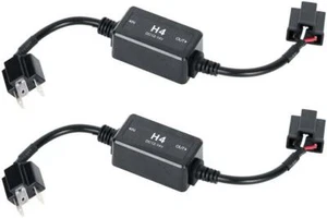 Arnés antiparpadeo H4 9003 HB2 P43T LED conversión controlador conjunto de 2 sin errores - Imagen 1 de 12