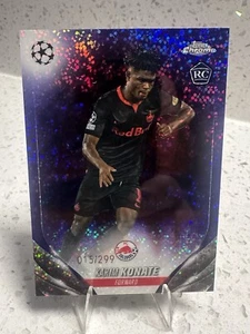 2023-24 Topps Chrome UEFA Karim Konate Violet Speckle Refractor #/299 - Picture 1 of 2