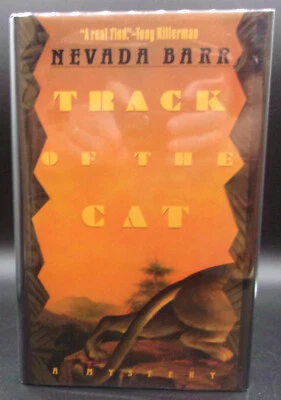 Nevada Barr TRACK OF THE CAT First edition 1993 SIGNED Debut A. Pigeon Mystery - Image 1 of 3