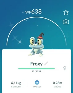 ✨#656 Shiny Froxy (Halloween) Pokémon Go✨ - Bild 1 von 2