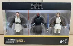 IN STOCK Star Wars The Black Series 6 Inch The Phantom Menace 3 Pack - Picture 1 of 12