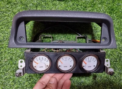 RARO LAMCO MEDIDORES SUBARU IMPREZA RA WRX STI 22B JDM DIN GC8 con soporte superior de tablero Foto 1 de 4