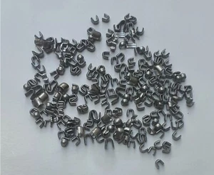 Zipper Top Stops #3 Pack of 100pcs. Repair or reproduce zippers. - Picture 1 of 1