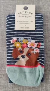 BNWT FAT FACE Floral Dog Socks One Size (UK 4-7) - Picture 1 of 4