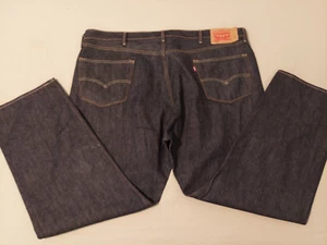 Mens Levis 501 Jeans 48x32 Straight Classic Denim Pants - Picture 1 of 6