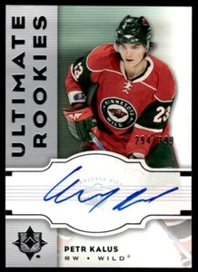 2007-08 Upper Deck Ultimate Collection AUTO RC Petr Kalus Rookie Auto /399