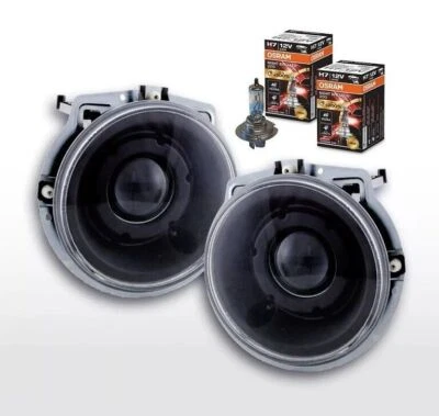 Scheinwerfer für Mercedes W463 W461 92-06 mit Osram H7 schwarz links rechts Set - Bild 1 von 4