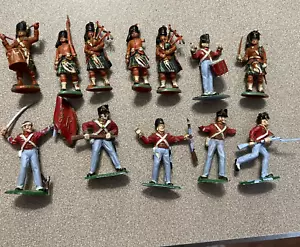 Vintage Herald toy plastic 1950s Band War made in England and other figures - Picture 1 of 14
