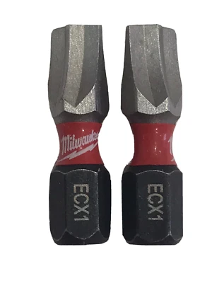 Paquete de 2 brocas ECX #1 marca Milwaukee Foto 1 de 4