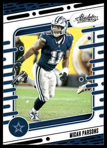 Micah Parsons 2024 Panini Absolute #28 Dallas Cowboys Black - Picture 1 of 2