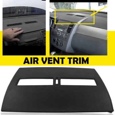 NEW FOR 2007-2012 NISSAN VERSA UPPER CENTER DASH A/C AIR VENT BEZEL TRIM PANEL - Image 1 of 4