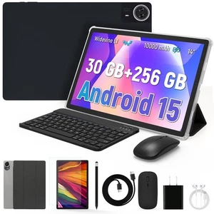 NUOVO 14 pollici touchscreen tablet Android 15 30 GB RAM 256 GB ROM 10000 mAh WiFi 6 - Foto 1 di 7