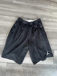 Black Xl 13-15 Yrs Jordan Shorts. Basketball Shorts Boys/mens - Picture 1 of 4