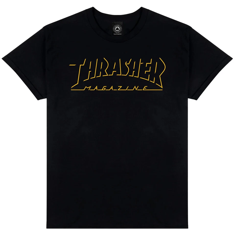 Thrasher - Shadow Mag Tee Black - image 1 of 1