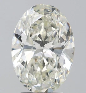 Certificate GIA 3.01 CT Oval Cut Natural Mined Diamond Loose J color IF clarity - Picture 1 of 2