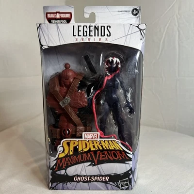 Marvel Spider-Man, Maximum Venom, Legends Series Ghost Spider  BAF Venompool - Image 1 of 4