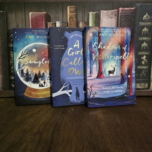 3 Amy Wilson Books. Book Bundle. Snowglobe. A Girl Called Owl. Winterspell. - Picture 1 of 3