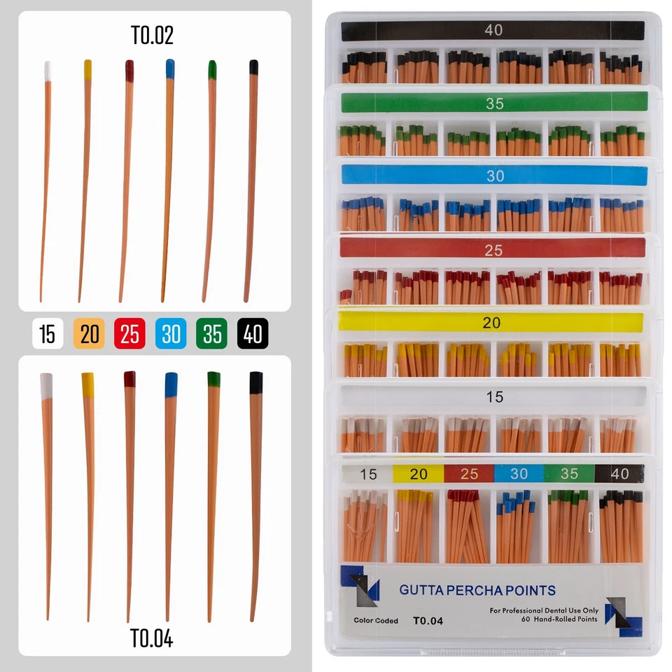 Dental Grade Gutta Percha Points by JEVOLVE | Dental Endo Endodontic - Image 1 of 1