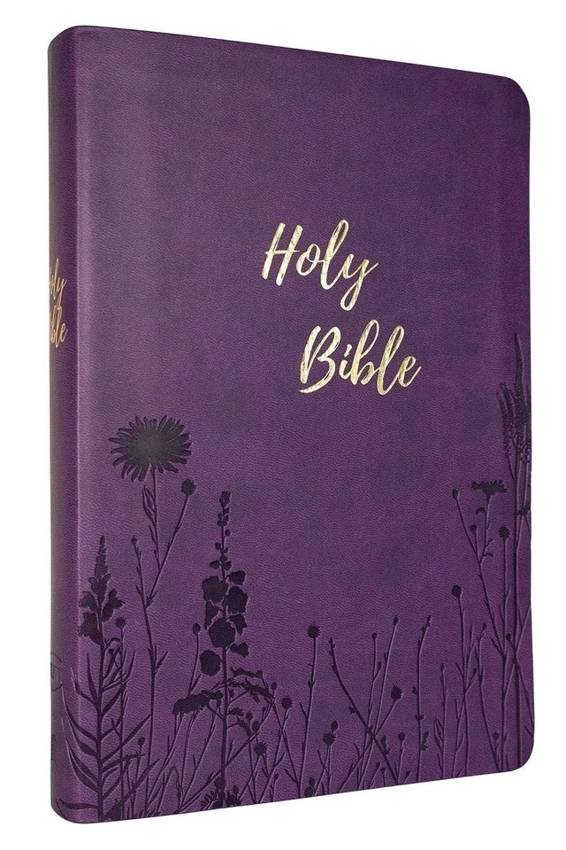 Thomas Nelson KJV Giant Print Bible Purple Leather Soft; 12 Point NEW Boxed - Image 1 of 1