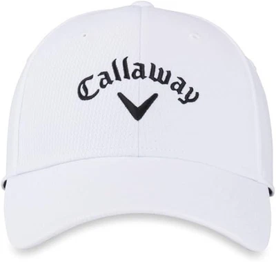 Gorra Callaway Unisex Adulto Perf Front Crest Str, Blanca Foto 1 de 4