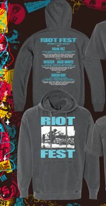 Sudadera con capucha Riot Fest Douglass Park Chicago, Il Concert 19-21 de septiembre de 2025 reimpresión - Imagen 1 de 3