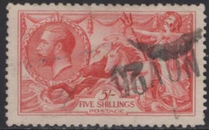 WC1_34394 M. GREAT BRITAIN. 5sh 1919 BRITANNIA RULE THE WAVES. Sc.180. Used - Picture 1 of 1