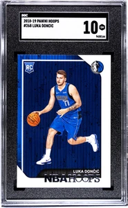 2018-19 Panini Hoops #268 Luka Doncic Dallas Mavericks RC Rookie SGC 10 (A-7) - Picture 1 of 2