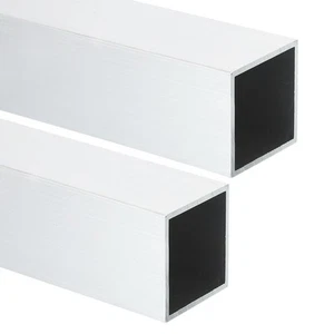 Aluminum Square Tubing,1.97"x1.97"x18" Long 0.08" Wall Thick 2pcs - Picture 1 of 6