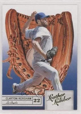 2019 Panini Leather & Lumber Gloves Embossed Clayton Kershaw #37 - Image 1 of 2