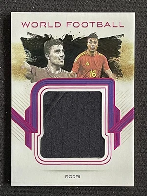 Rodri 2024 Futera Incredible World Football Jersey Patch Pink 01/06 #WF25 - image 1 of 2