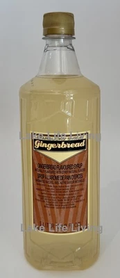 Starbucks Gingerbread Flavored Syrup 1 Liter 33.8 Oz Bottle Exp 6/1/2026 - Image 1 of 2