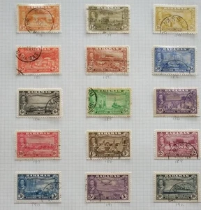 1947 Bahamas KGVI Tercentenary Issue Short Set SG178-192 Used (£1 value Missing) - Picture 1 of 1