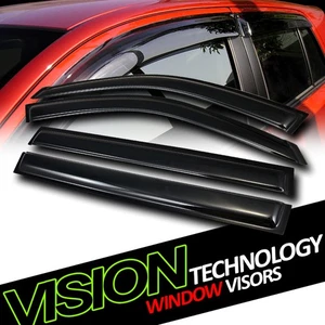 For 01-07 Toyota Highlander Rain/Wind Guard Vent Shade Deflector Window Visors - Picture 1 of 2