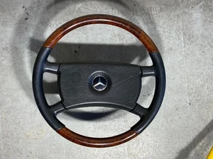 Mercedes W116 W123 W124 W126 W201 R107 Hydro Dip Wooden Grain Steering Wheel - Picture 1 of 1