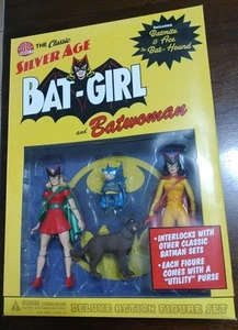 DC DIRECT SILVER AGE BAT-GIRL & BATWOMAN DELUXE ACTIONFIGUR BOX SET NEU IM KARTON 2004 - Bild 1 von 8