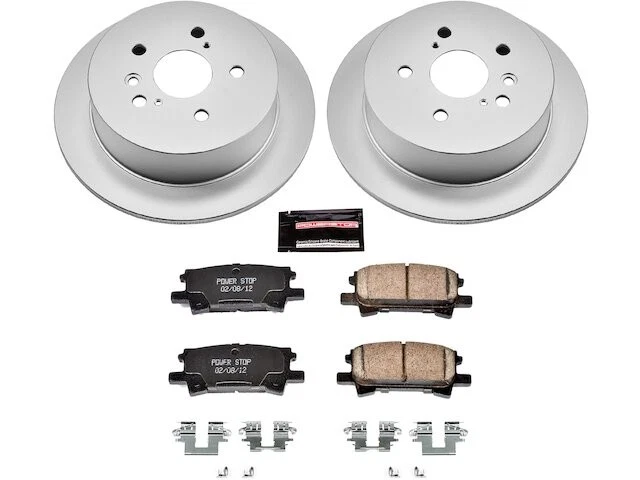 Kit de pastillas de freno trasero y rotor 34DWMH25 para Toyota Highlander 2004 2005 2006 2007 Foto 1 de 1