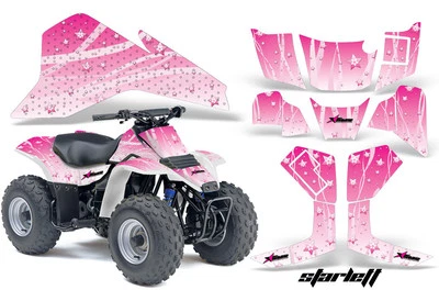 ATV Graphic Quad Decals Stickers For Suzuki LT80 1987-2006 STARLETT PK - Image 1 of 3