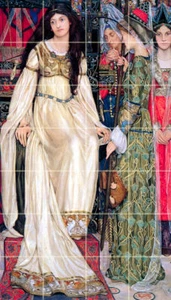 Art Kate Bunce Wandbild Keramikfliesen Backsplash Badfliese #496 - Bild 1 von 1