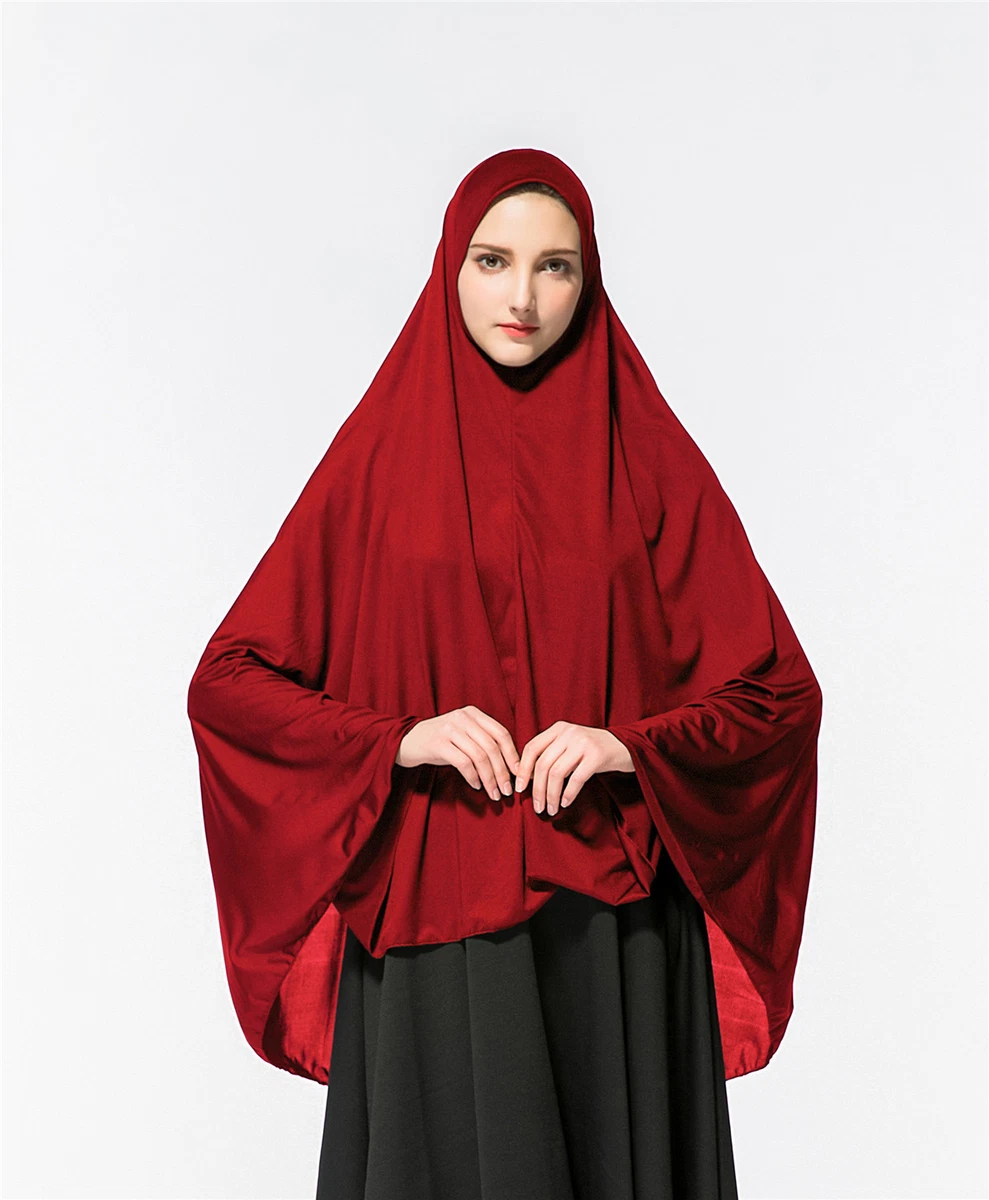 Hiyab Liso Para Mujer Musulmana, Turbante Liso De 3 Capas, Gasa, Eid, Ropa Islámica, 2023 - AliExprs