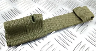 Genuine Military 37 Webbing Pattern Heavy Duty OD Green Canvas Frog - Image 1 of 4