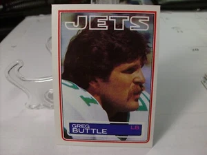 Fútbol americano Topps 1983 #339 - Greg Buttle - New York Jets 83-085 - Imagen 1 de 2