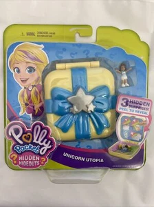 Polly Pocket Hidden Hideouts Unicorn Utopia Doll Toy Kids - Picture 1 of 4