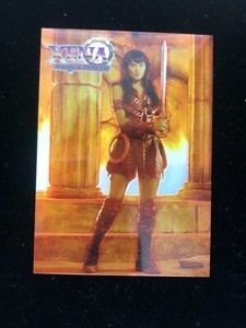 1997 Topps Finest C2 Xena Warrior Princess Series 1 Refractor Insert Card