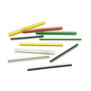 1/2*40P Male Header Pin Spacing 2.0/2.54MM Black And White Blue Red Green Yellow - Picture 1 of 14