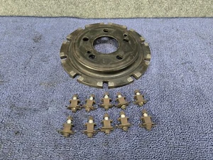 2006-2010 W219 AMG CLS63 OEM MARCO DE FRENO DE ROTOR DELANTERO IZQUIERDO DE DOS PIEZAS CON PERNOS - Imagen 1 de 4