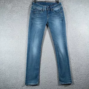G-Star Raw Jeans Women's 27/32 Midge Saddle Mid Straight Low Rise Blue (30x30) - Picture 1 of 19