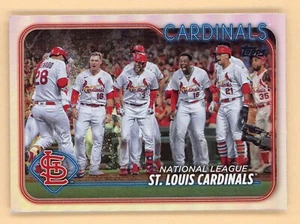 2024 Topps Baseball Series 2 - St. Louis Cardinals Team #490 Silver Foil - Picture 1 of 2