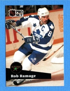 1991-92 Pro Set French #232 Rob Ramage North Stars - Picture 1 of 1