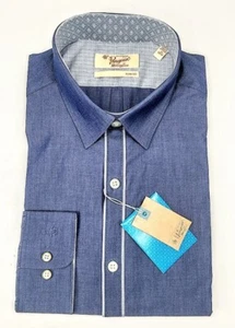 ABITO UOMO PINGUINO MUNSINGWEAR BLU INCHIOSTRO CAMICIA SLIM FIT - Foto 1 di 1