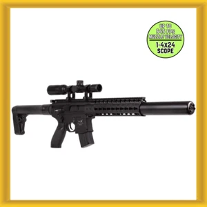 Sig Sauer MCX .177 Cal Pellet CO2-Powered Semi-Auto Air Rifle with 1-4x24 Scope - Picture 1 of 5